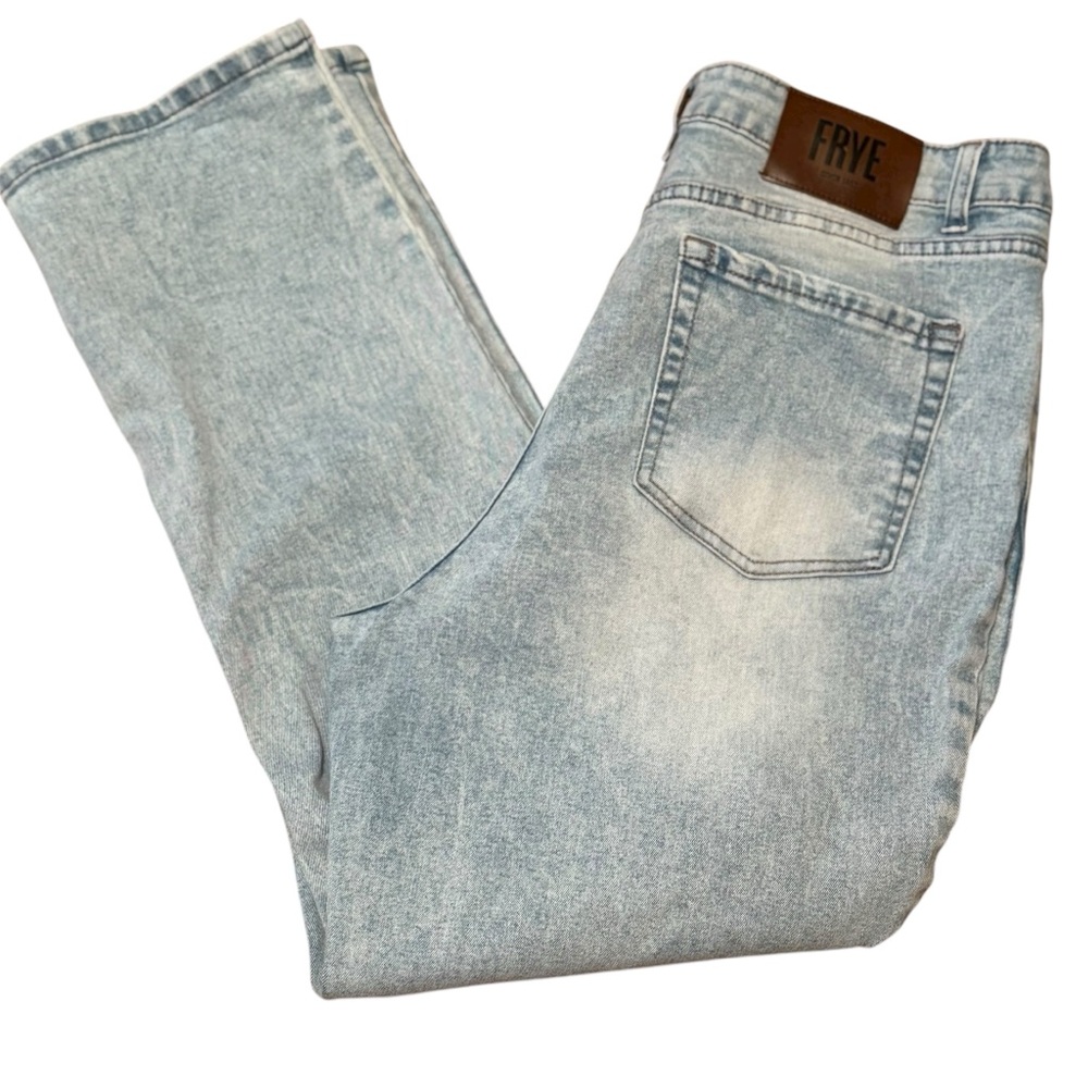 FRYE Womens Light Wash High Waisted Mom Jeans Size 12 - Picture 5 of 11